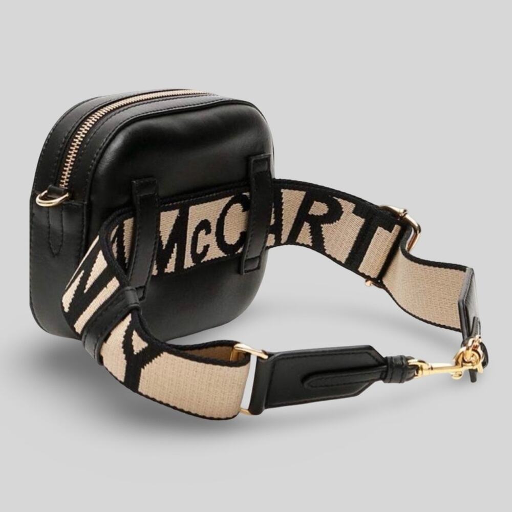 Stella McCartney Perforated Logo Crossbody Bag and Belt Bag Black W/ Tags Gift - Picture 11 of 15